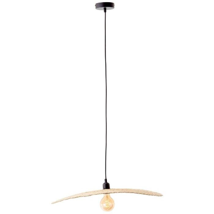 Houten hanglamp beige, Georgina