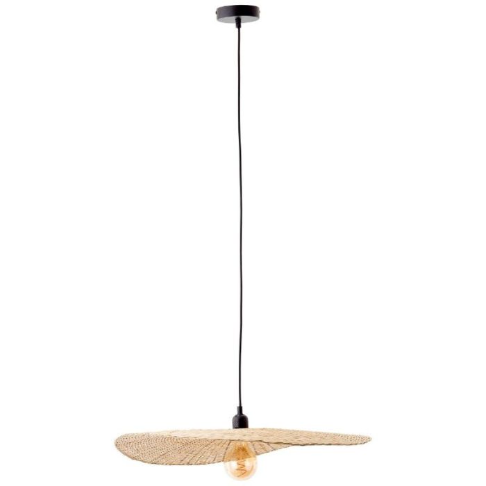 Houten hanglamp beige, Georgina