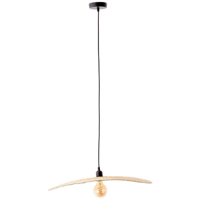 Houten hanglamp beige, Georgina