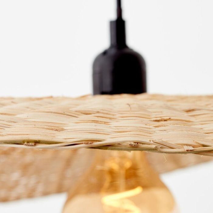 Houten hanglamp beige, Georgina