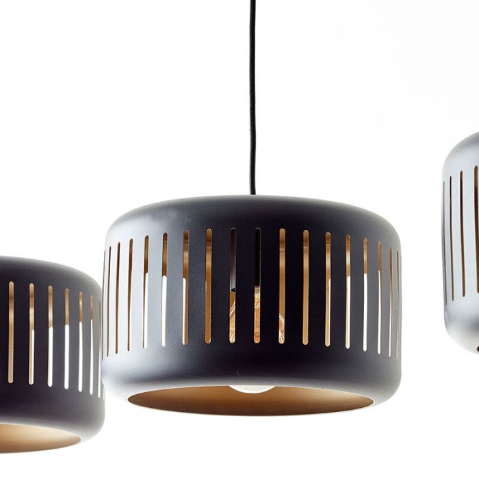 Industriële hanglamp zwart, Veronika