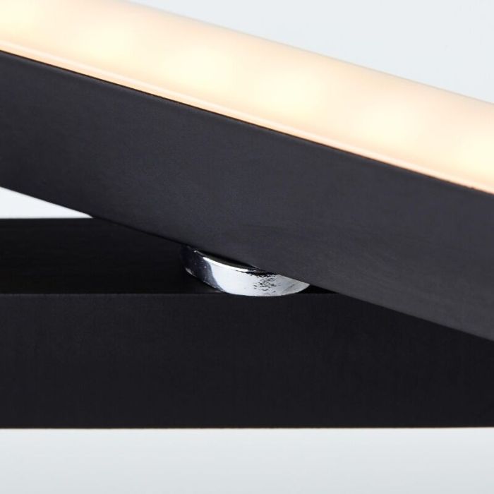 Moderne tafellamp zwart, Enis, 18W, 3000K LED, 3-staps dimbaar