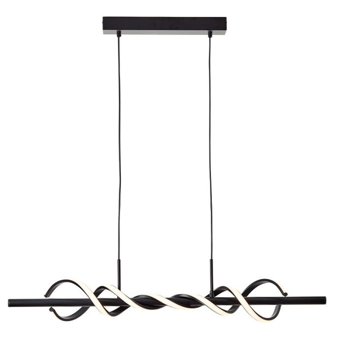 Moderne hanglamp zwart, Quang, 20W, 3000K LED