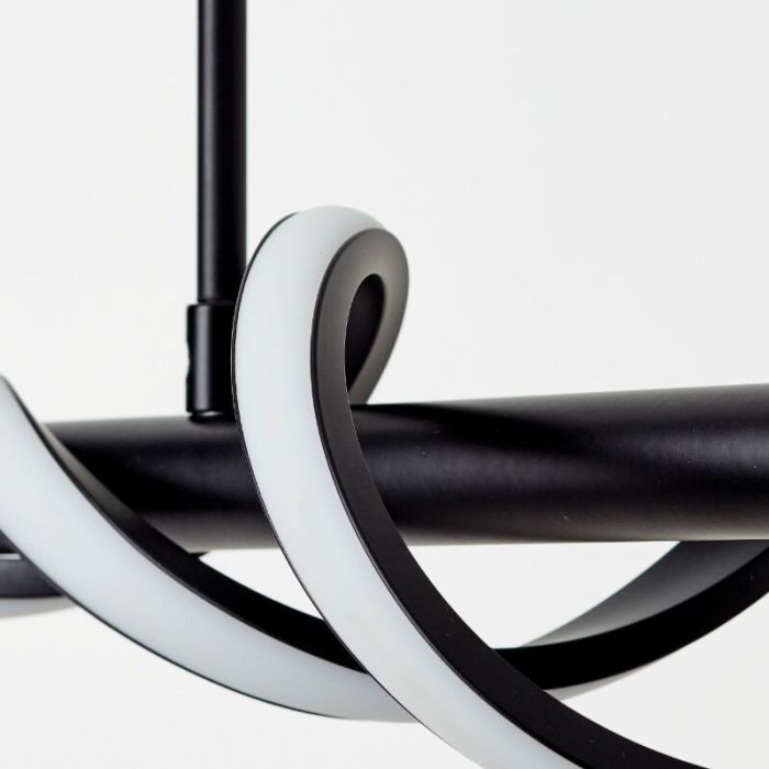 Moderne hanglamp zwart, Quang, 20W, 3000K LED