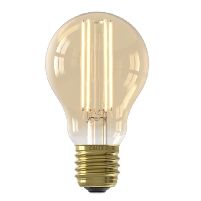 Dimbare Calex E27 LED filament lamp amber, 4,5W, 2100K