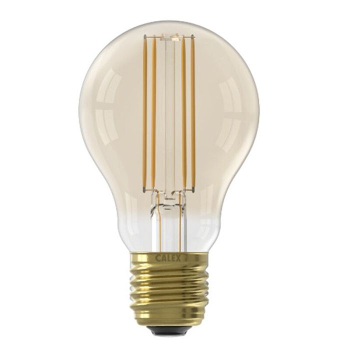 Dimbare Calex E27 LED filament lamp amber, 4,5W, 2100K