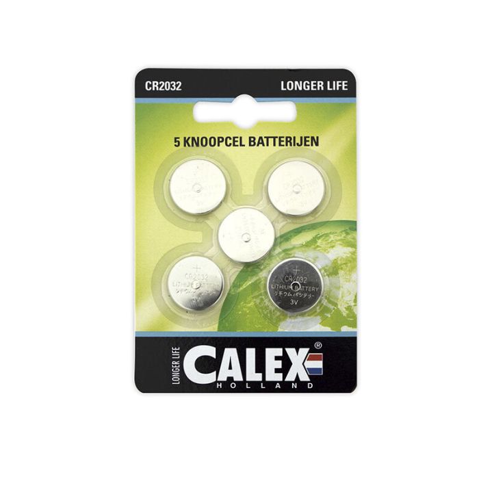 5-pak knoopcel lithium CR2032 3V