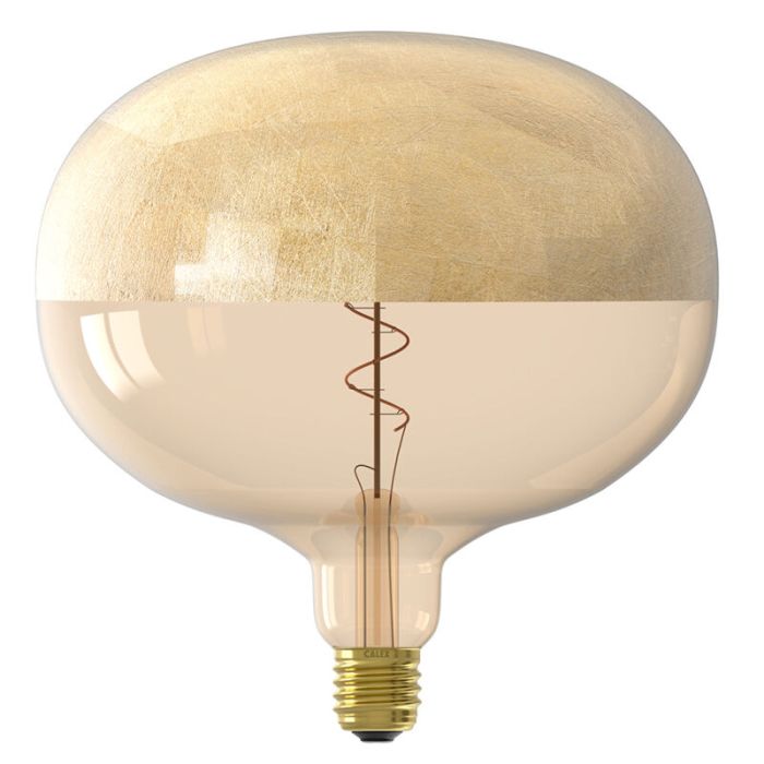 Dimbare Calex E27 kopspiegel LED lamp Boden, amber, 4W, 1800K