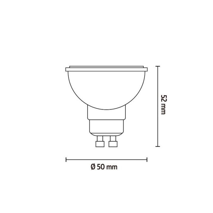 Calex Smart LED lamp GU10, 4,9W, 2200-4000K