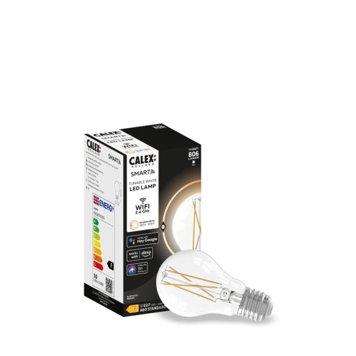 Calex Smart LED lamp E27 7W, in lichtkleur verstelbare