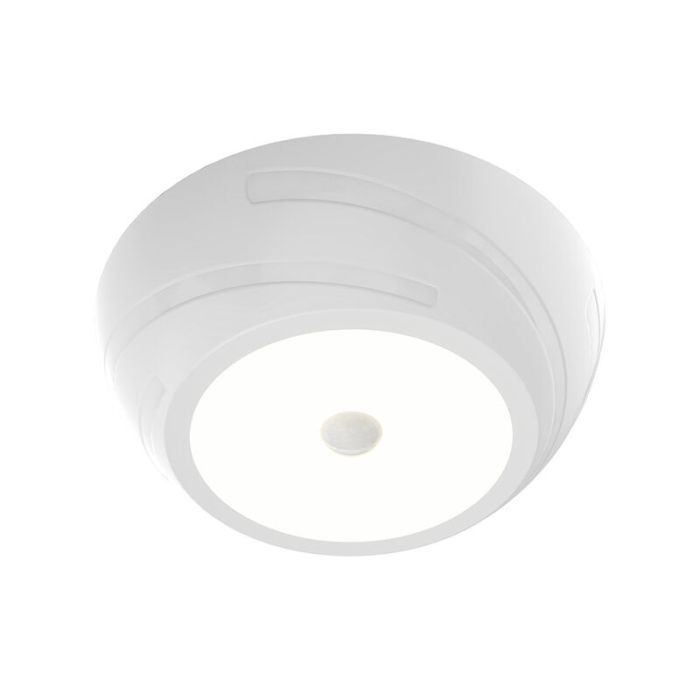 Witte plafondlamp met sensor kunststof, Ravza, 2,3W, 3000K LED, IP44