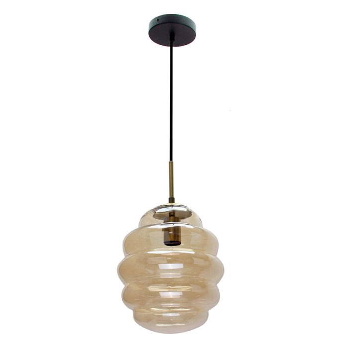 Moderne hanglamp amber, Lemay