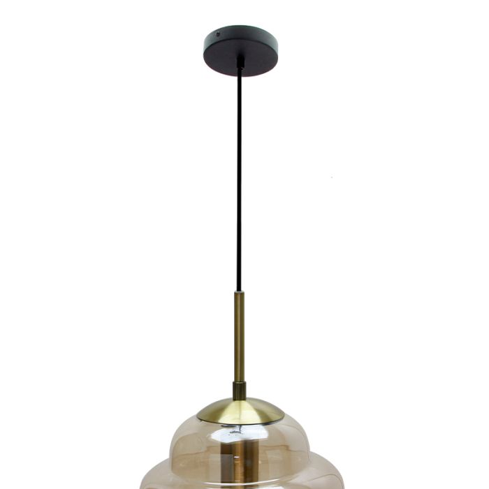 Moderne hanglamp amber, Lemay