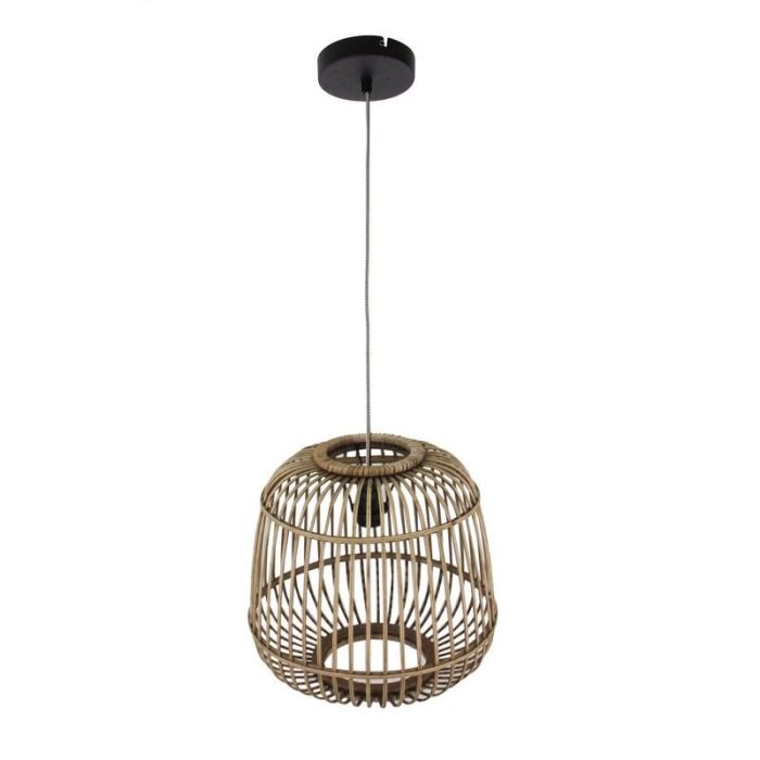 Landelijke hanglamp bruin, Cherine