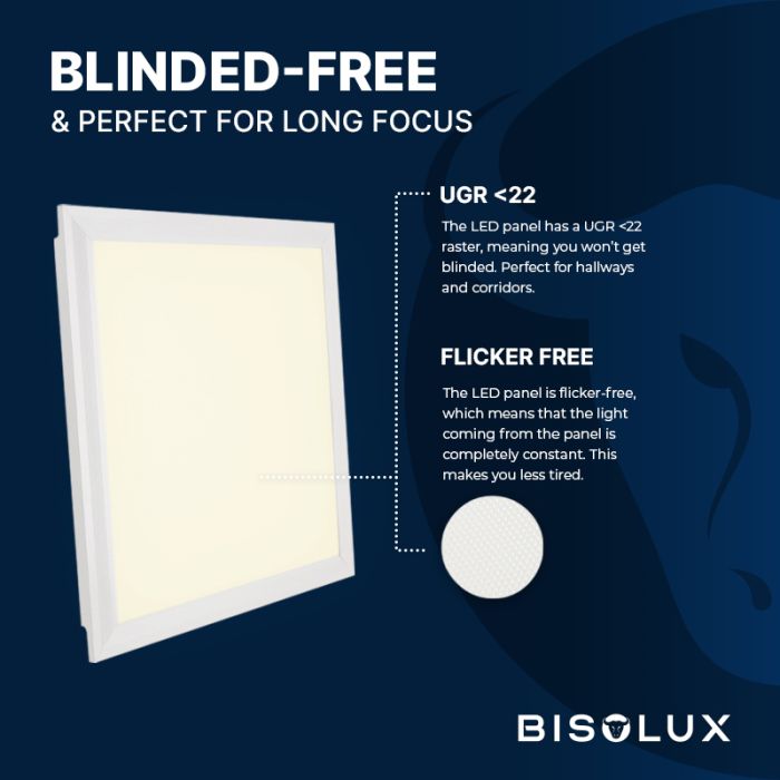 LED paneel 30x30 - 12W - 6500K - back-lit