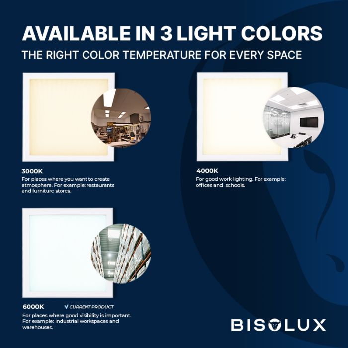 LED paneel 30x30 - 12W - 6500K - back-lit