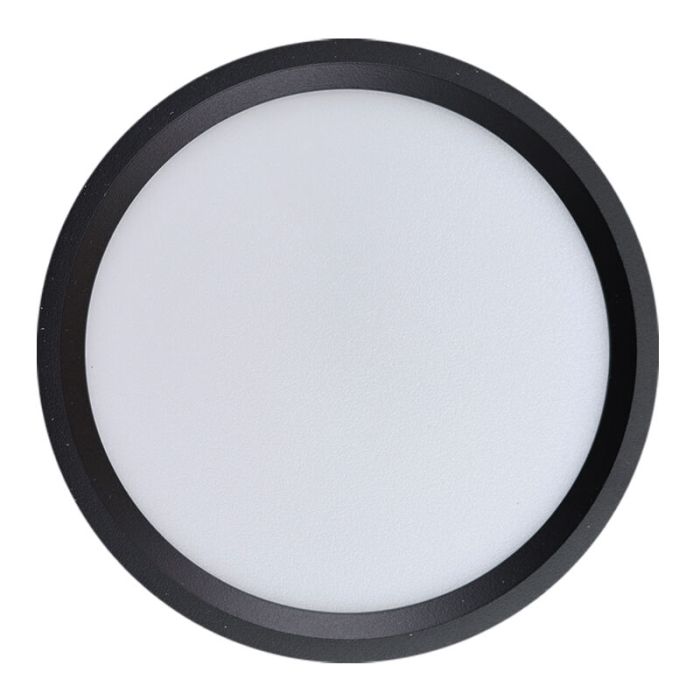 Zwarte mini plafondlamp Aletta, aluminium, 5W, 3000K LED