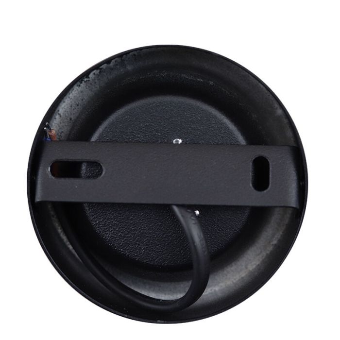 Zwarte mini plafondlamp Aletta, aluminium, 5W, 3000K LED