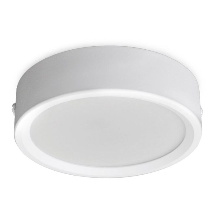 Witte mini plafondlamp Aletta, aluminium, 5W, 3000K LED