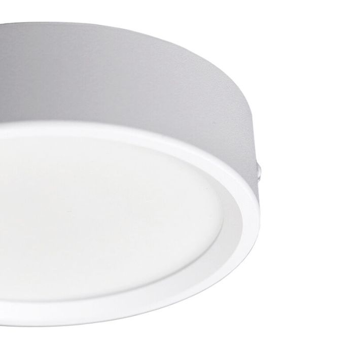 Witte mini plafondlamp Aletta, aluminium, 5W, 3000K LED