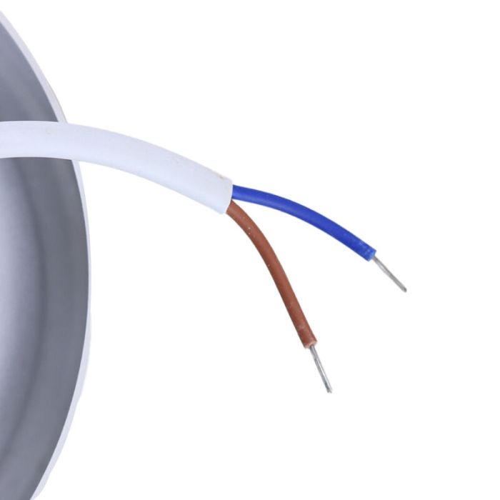 Witte mini plafondlamp Aletta, aluminium, 5W, 3000K LED