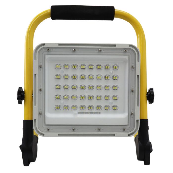 Gele werklamp Hilmi, aluminium, 60w, 6500K LED