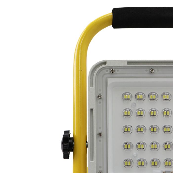 Gele werklamp Hilmi, aluminium, 60w, 6500K LED