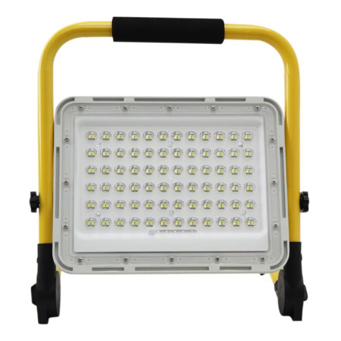 Gele werklamp Hilmi, aluminium, 100w, 6500K LED