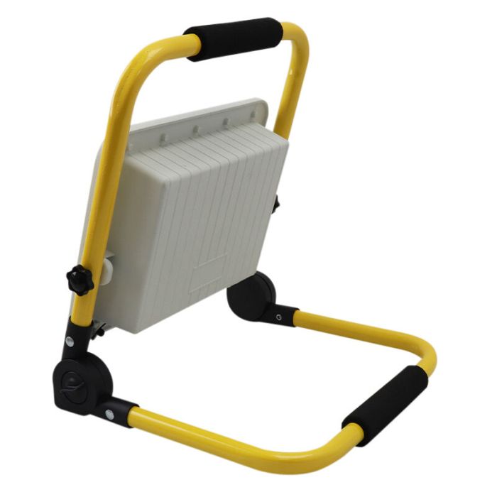 Gele werklamp Hilmi, aluminium, 100w, 6500K LED