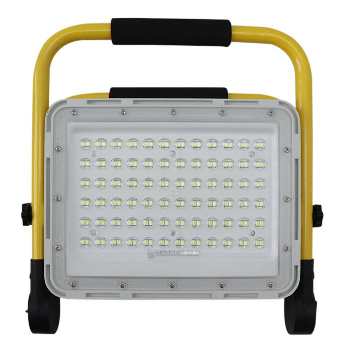 Gele werklamp Hilmi, aluminium, 100w, 6500K LED