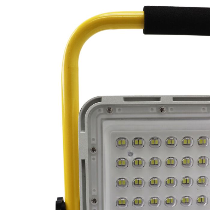Gele werklamp Hilmi, aluminium, 100w, 6500K LED