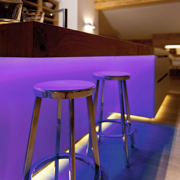 5 meter smart wifi LED strip, 15w, RGB (alle kleuren)