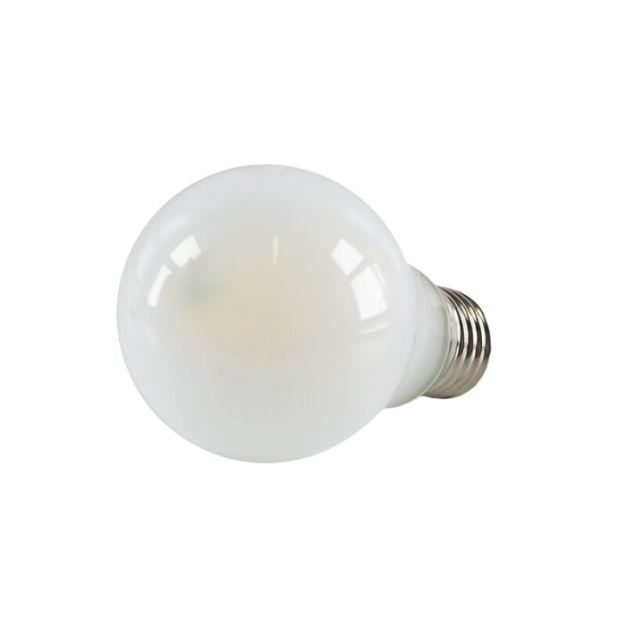 Dimbare Olucia E27 LED lamp, A60, 5W, Wit glas, 6500k