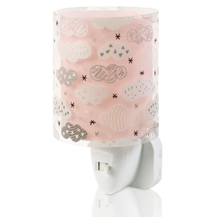 Nachtlampje Wolkjes roze