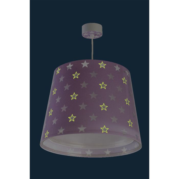 Paarse sterren hanglamp