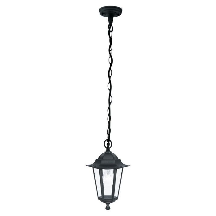 Zwarte klassieke buitenlamp aluminium, Alieke, IP44