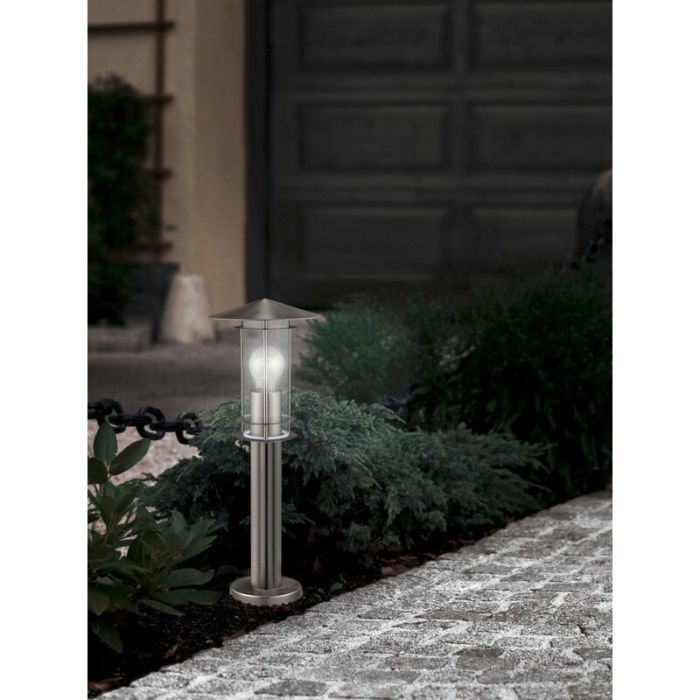 Zilveren moderne buitenlamp rvs, Arabella, IP44
