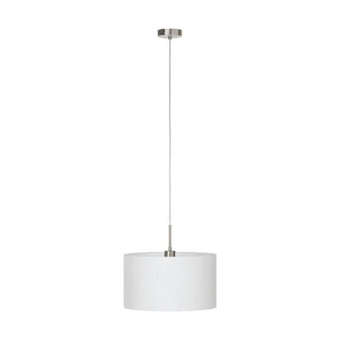 Witte moderne hanglamp stof, Abano