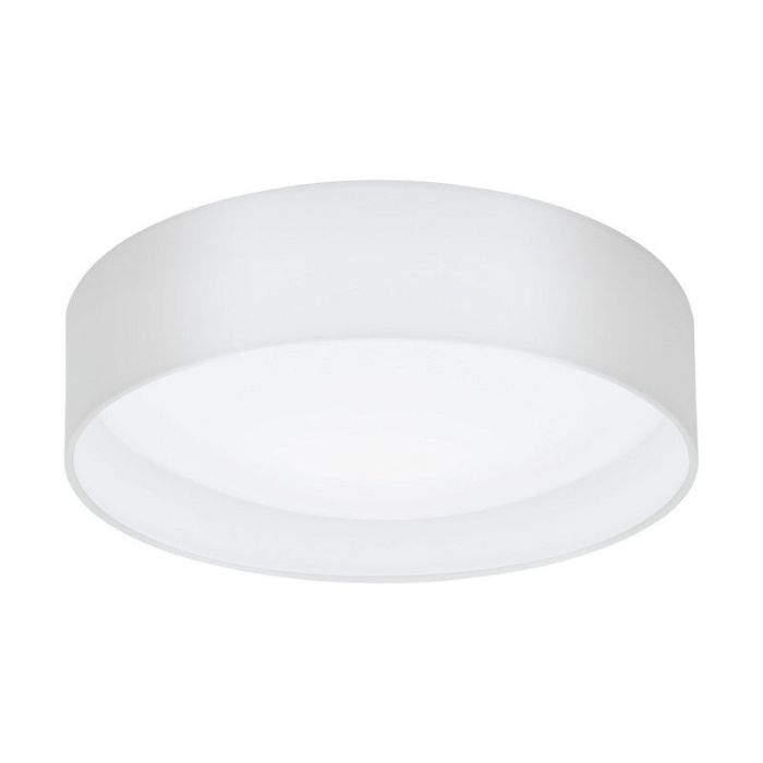Witte moderne plafonnière stof, Abano, 12W, 3000K LED