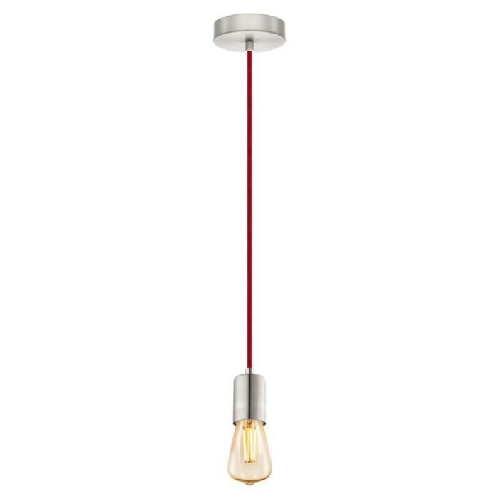 Stalen hanglamp Christel nikkel