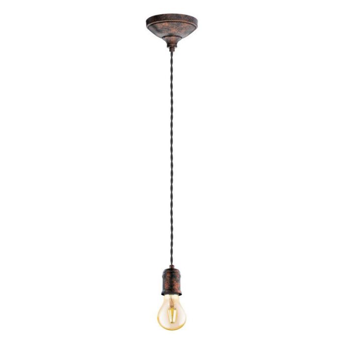 Stalen hanglamp Christel koper