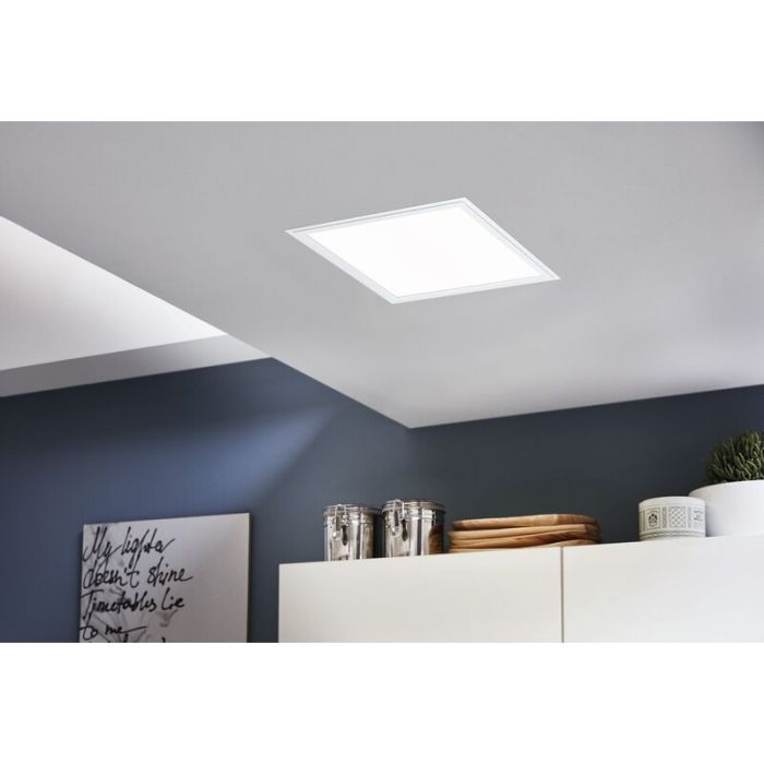 Witte moderne plafonniere, Cathy, aluminium, 16w 4000K (wit) LED
