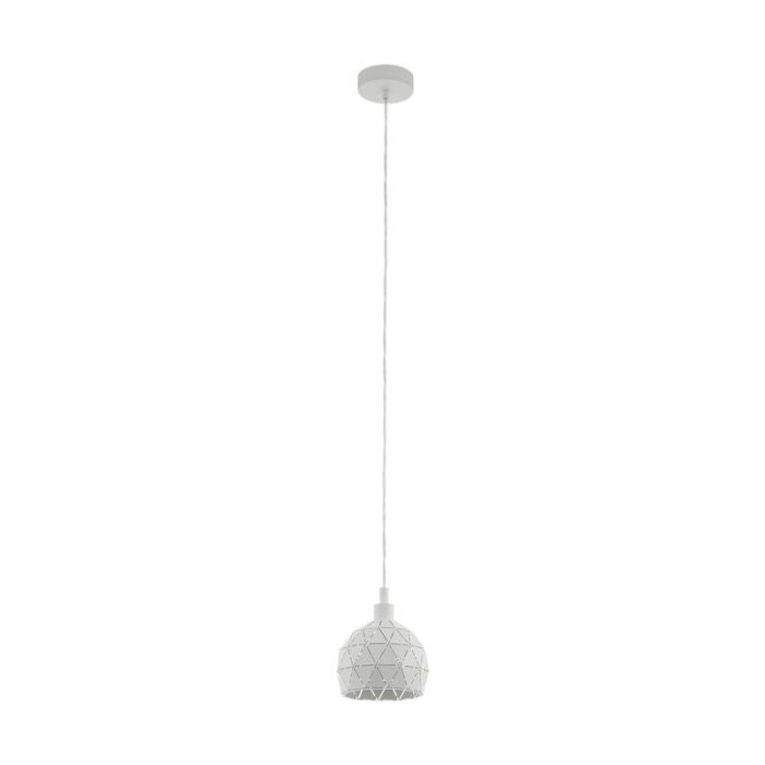 Witte moderne hanglamp staal, Silva