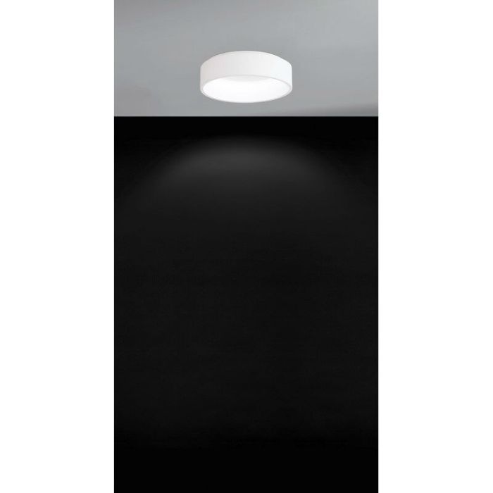 Witte design plafondlamp kunststof, Elsje, 26W, 3000K LED