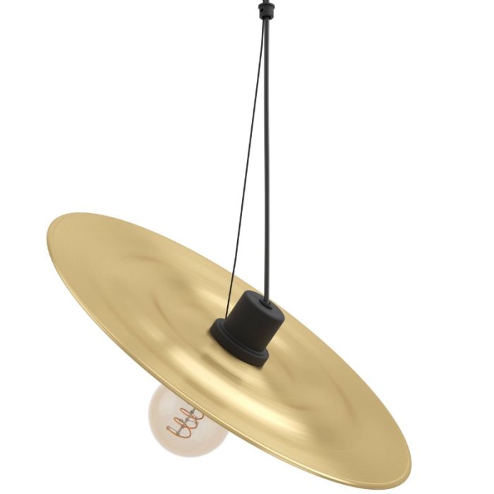 Messing design hanglamp staal, Jesmer