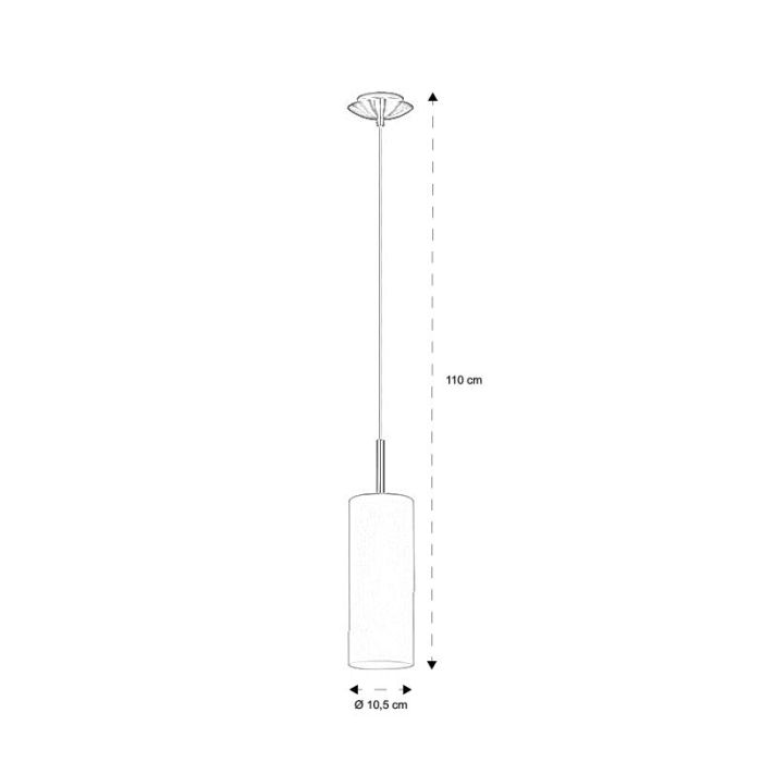 Nikkelen hanglamp glas, Ciuda