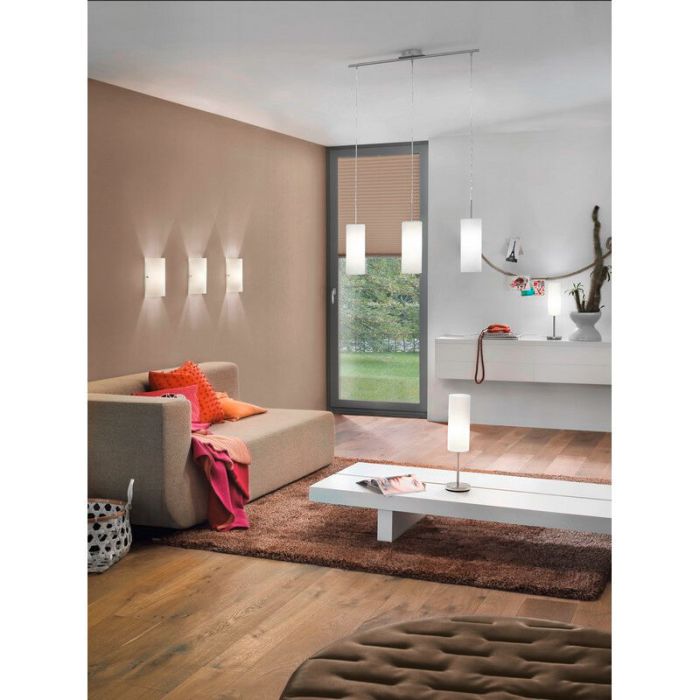 Nikkelen wandlamp glas, Ciuda