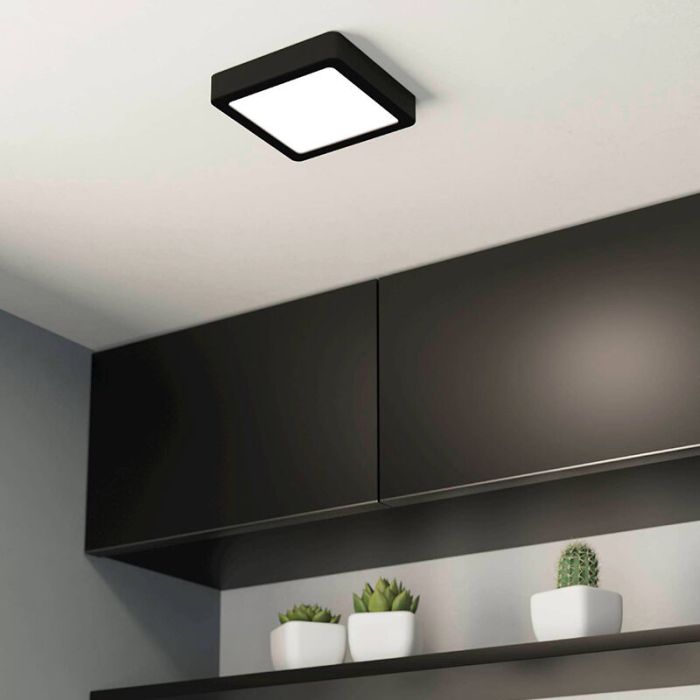 Witte badkamer plafondlamp kunststof, Geraldo, 11W, 3000K LED, IP44