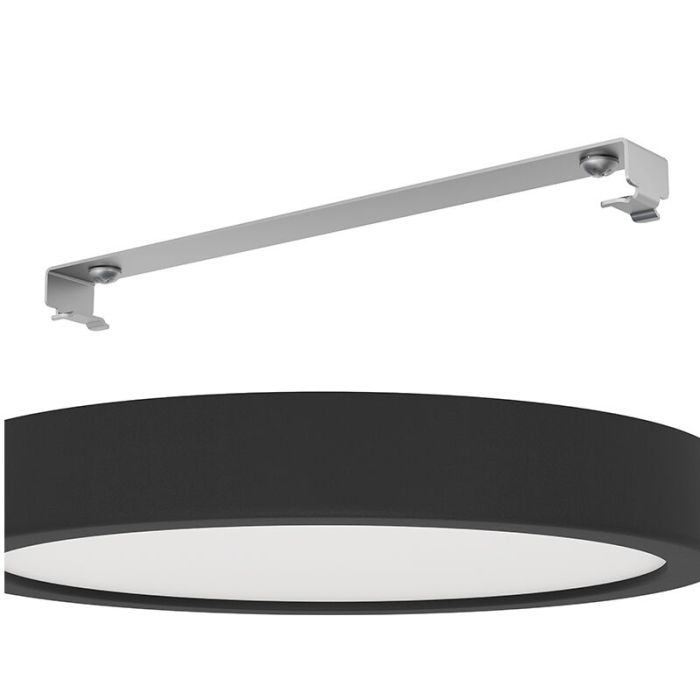 Witte badkamer plafondlamp kunststof, Geraldo, 17W, 3000K LED, IP44