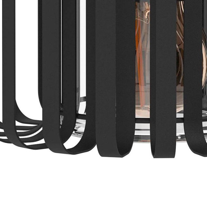 Zwarte industriële buitenlamp aluminium, Rebecca, IP65